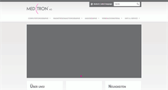 Desktop Screenshot of medtron.com