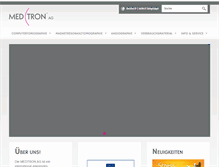 Tablet Screenshot of medtron.com